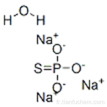 Acide phosphorothioïque, sel trisodique, hydrate (8 CI) CAS 10489-48-2